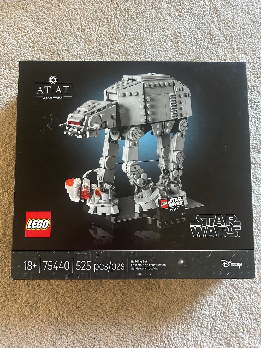 Lego Star Wars AT-AT Model - Gray with Red Accents